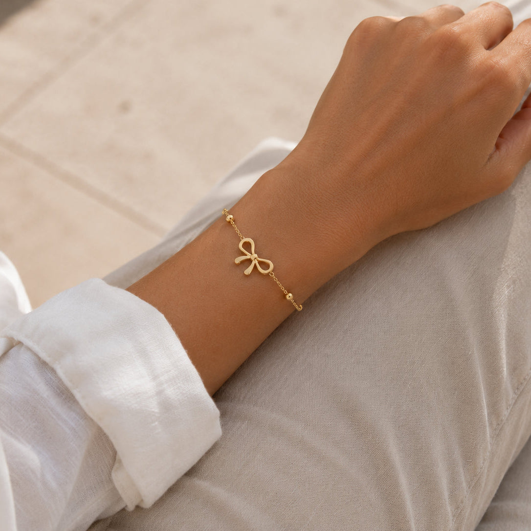 Golden Bow Bracelet