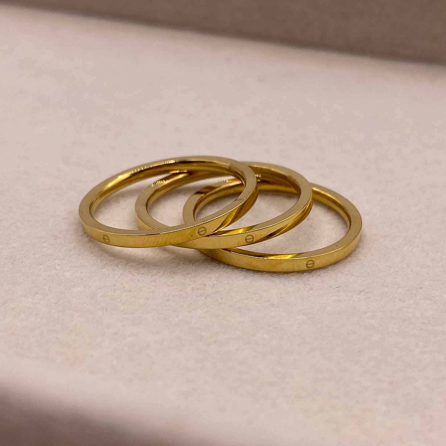 Cartina Trio Ring - 18 Karat