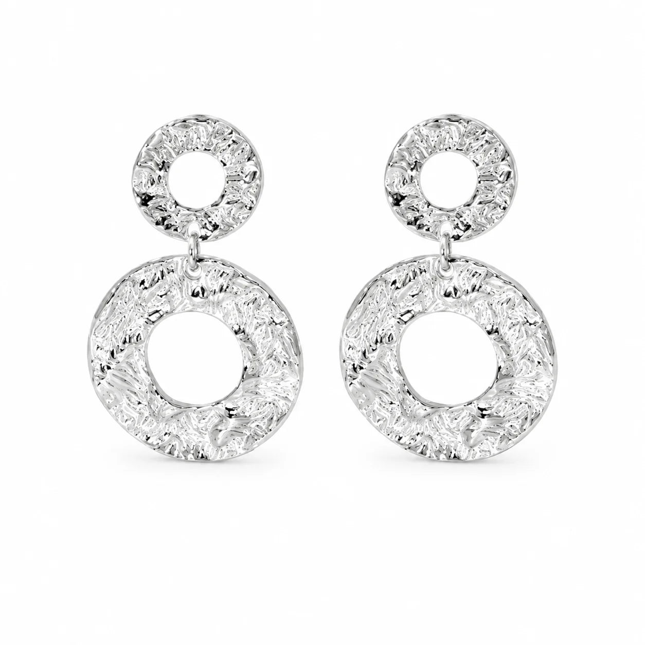 Lunivelle Silver Earrings - 18 Karat