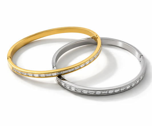 Silver Baguette Bracelet