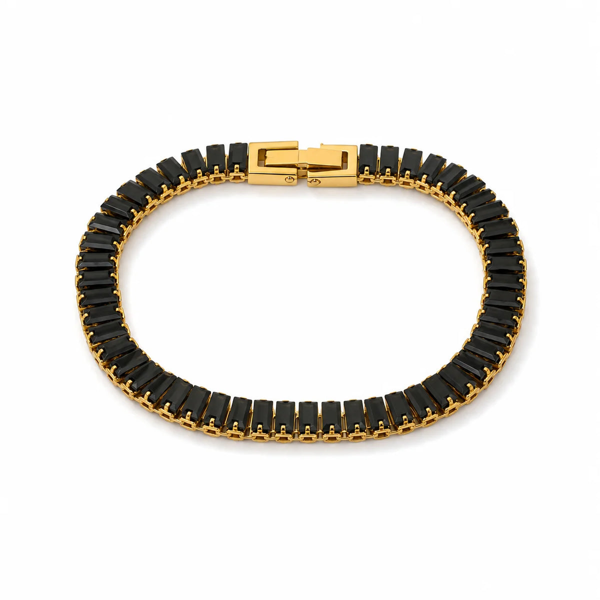 Black Baguette Bracelet