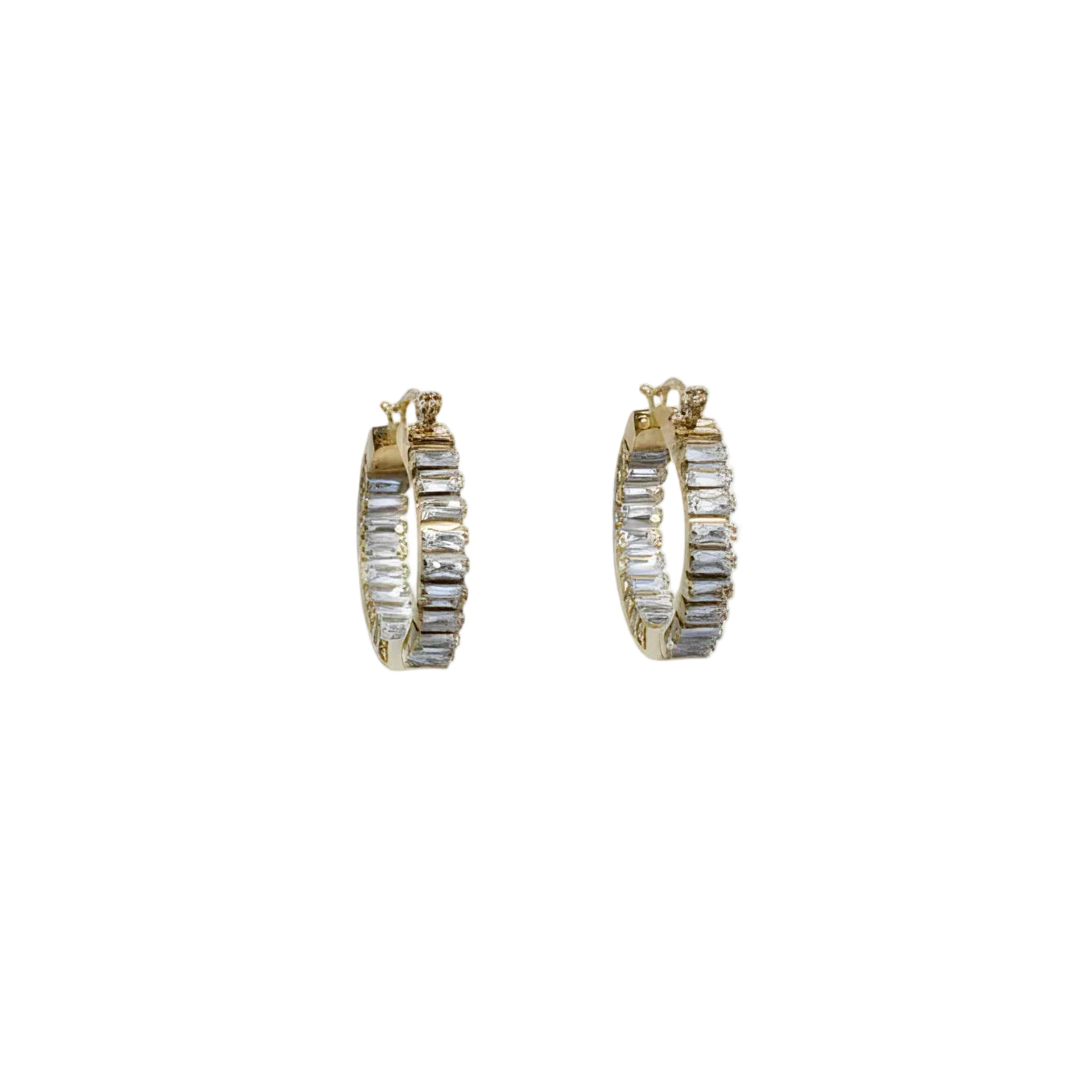 Celoria White Earrings - 18 Karat