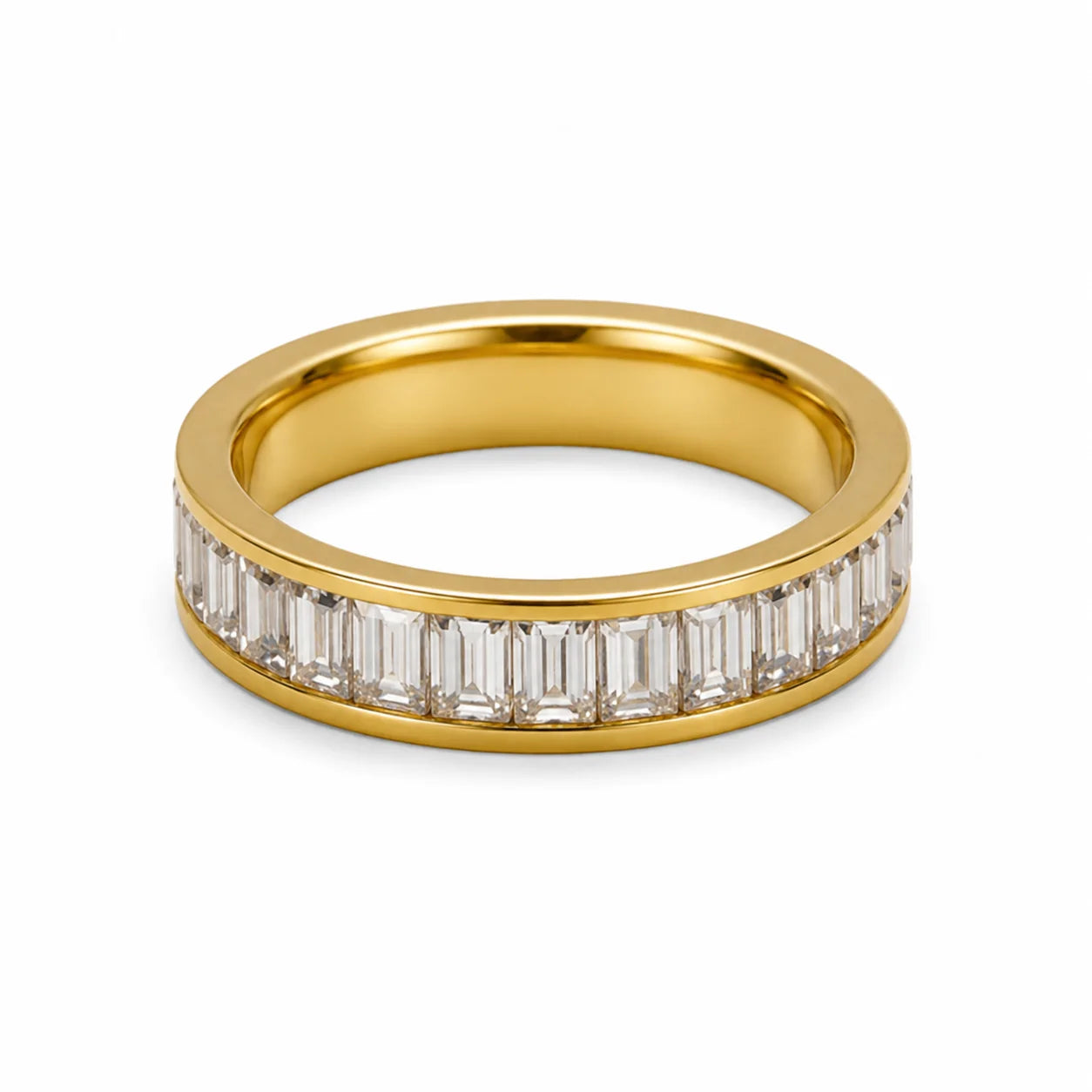 Golden Baguette Ring