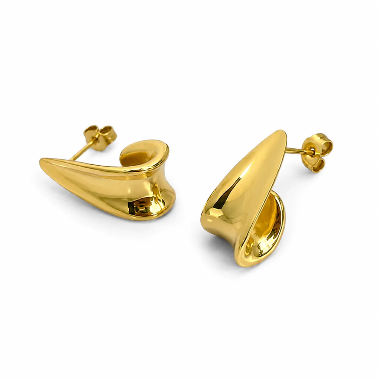 Golden Calla Earrings