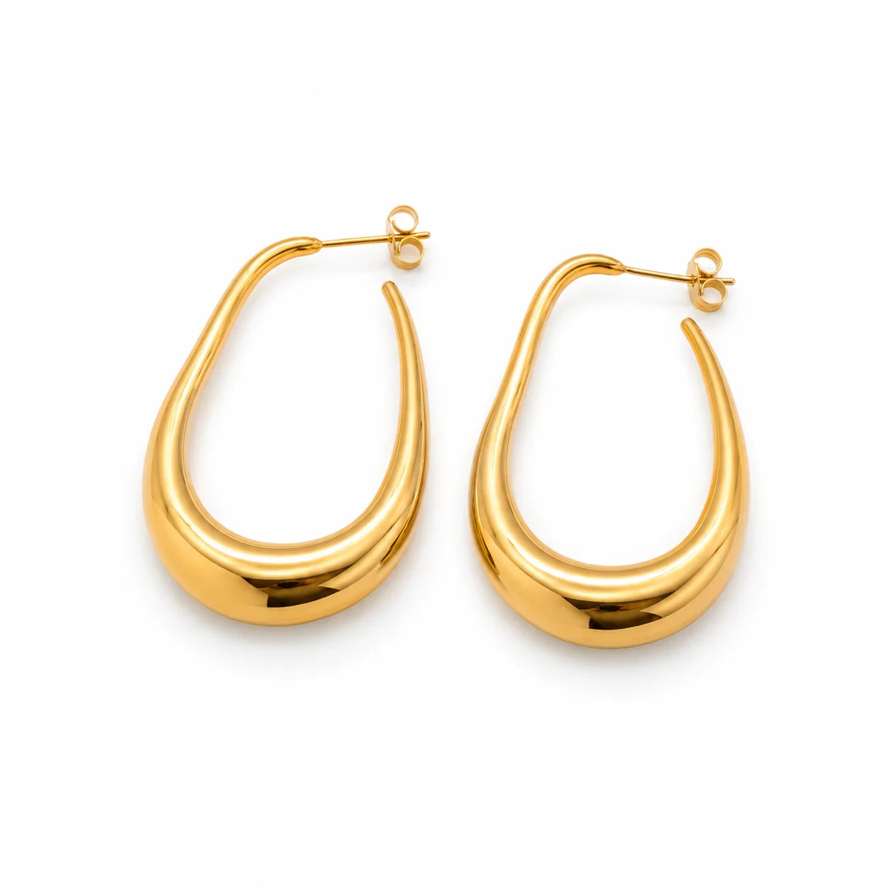 Golden Curve Earrings
