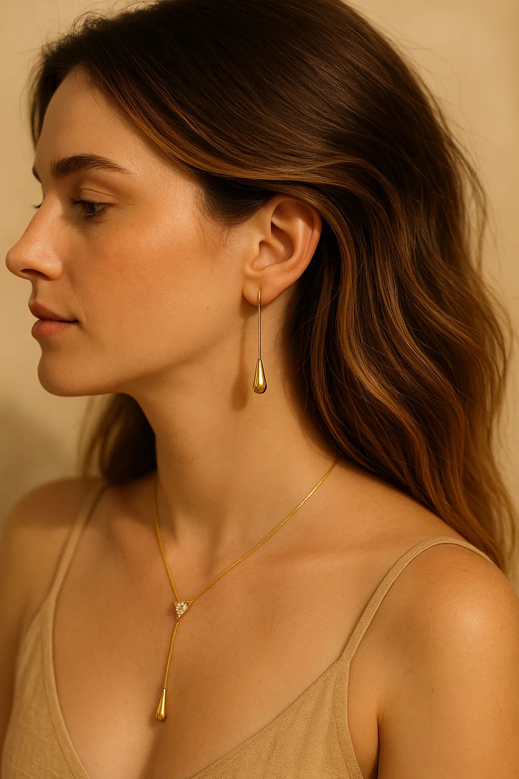 Novelle Necklace Silver - 18 Karat