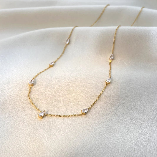 Elyssia Necklace Gold - 18 Karat