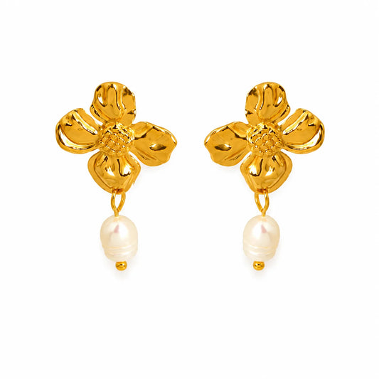 Alya Earrings - 18 Karat