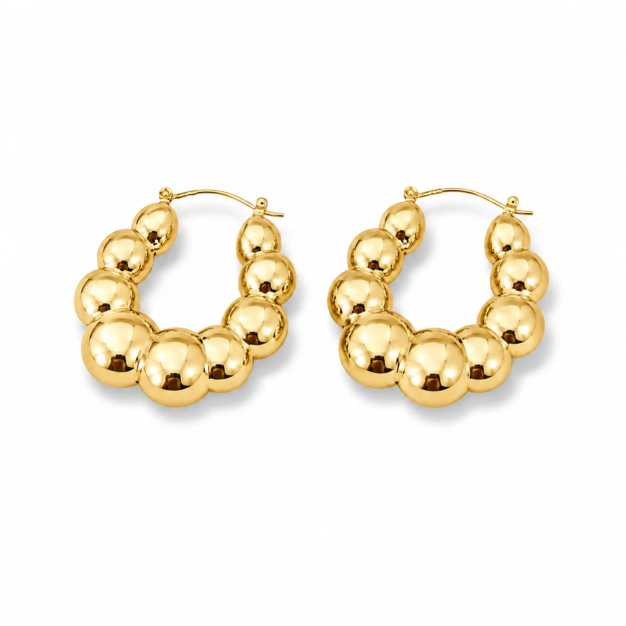 Aurésil Gold Earrings - 18 Karat