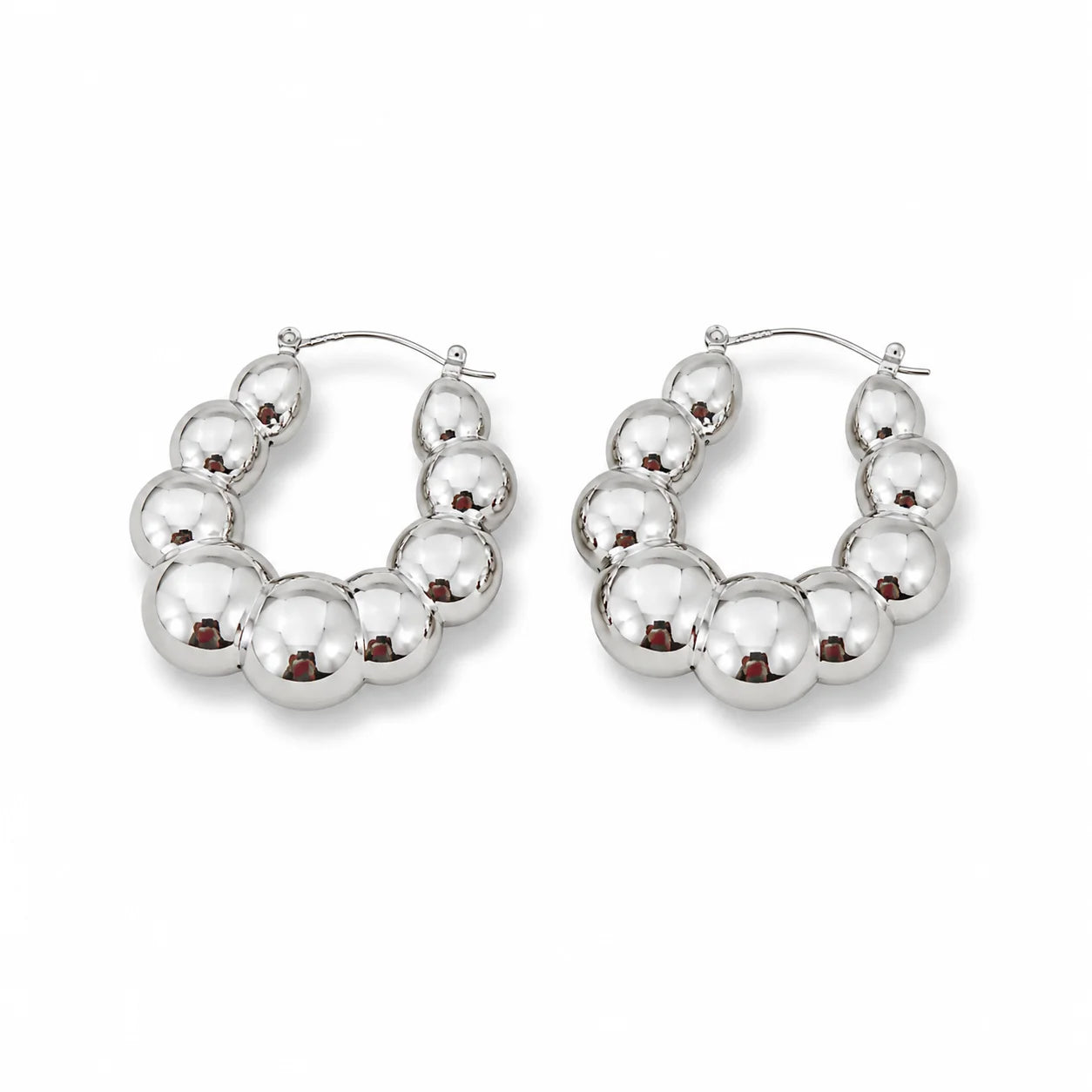 Aurésil Silver Earrings - 18 Karat