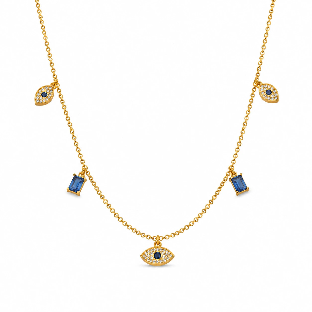 Azure Eye Necklace