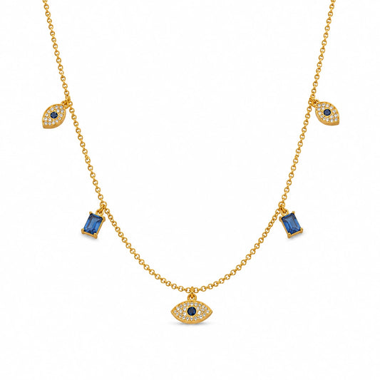 Azure Eye Necklace