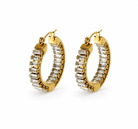 Celoria White Earrings