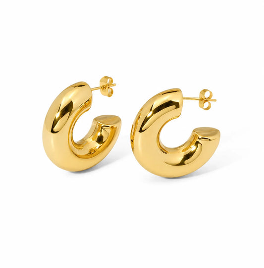 Elvoria Gold Earrings - 18 Karat