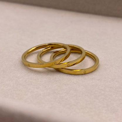 Cartina Trio Ring - 18 Karat