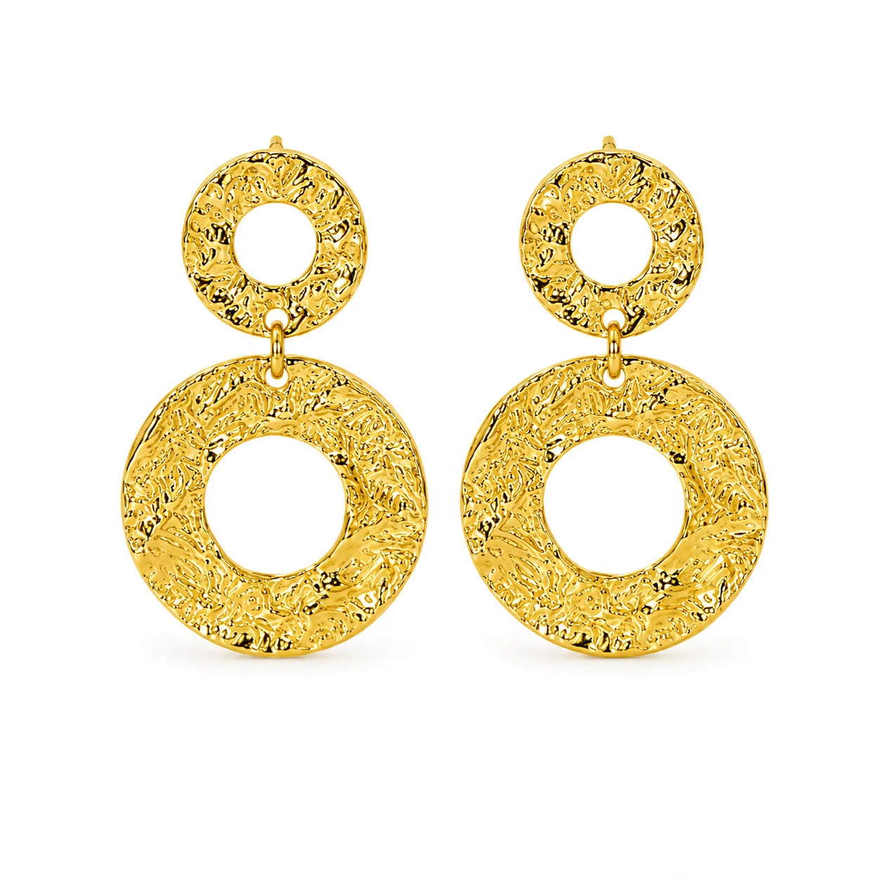 Lunivelle Gold Earrings - 18 Karat
