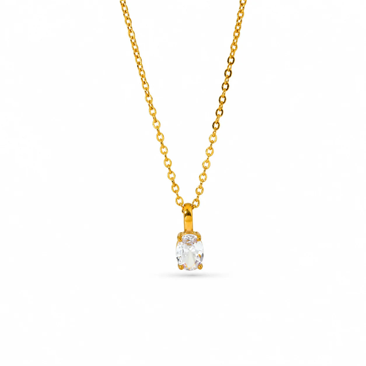Mary White Necklace - 18 Karat