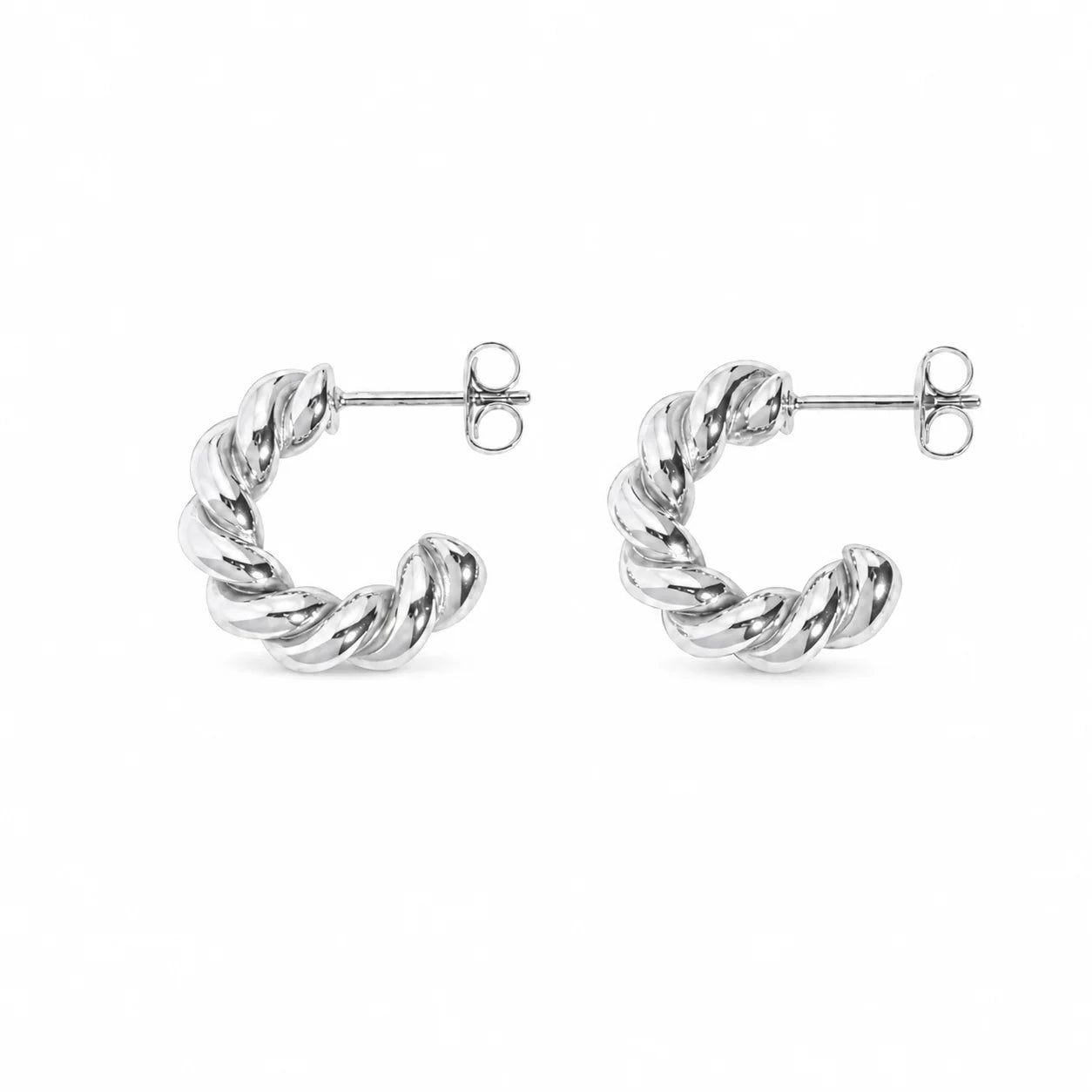 Nyssaria Silver Earrings - 18 Karat