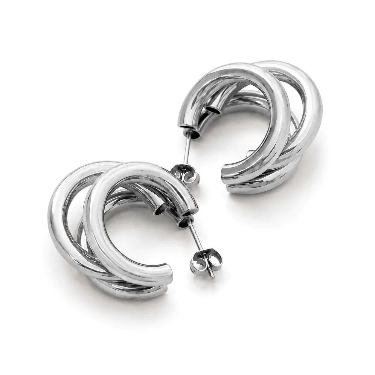 Orélina Silver Earrings - 18 Karat
