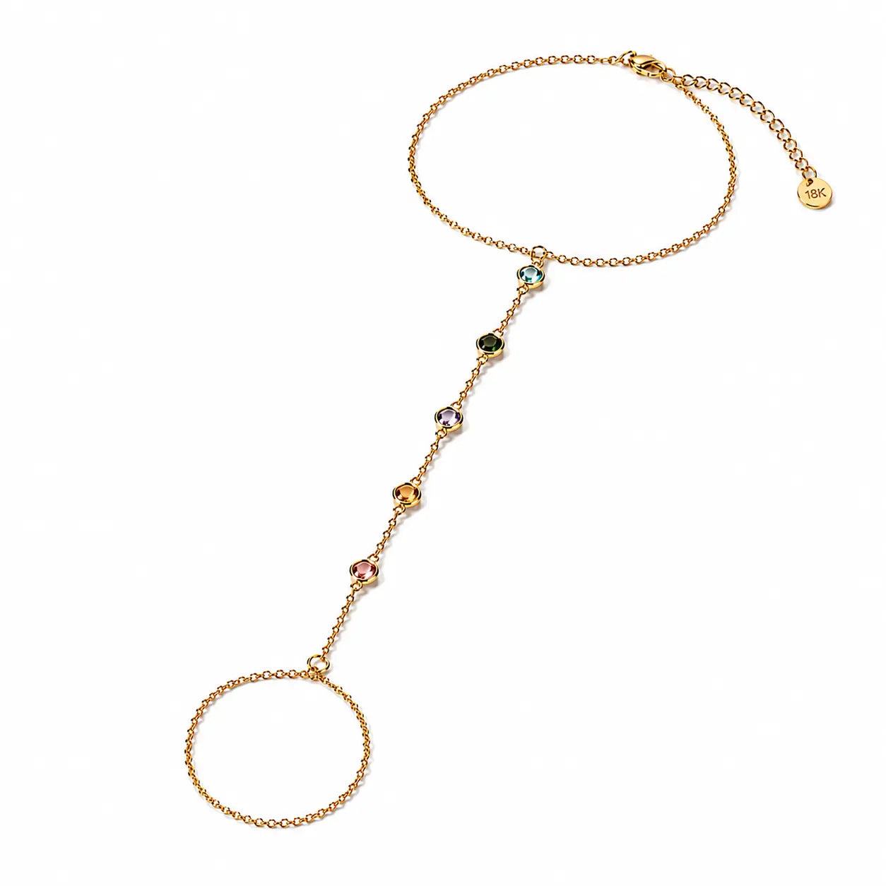 Rainbow Hand Chain