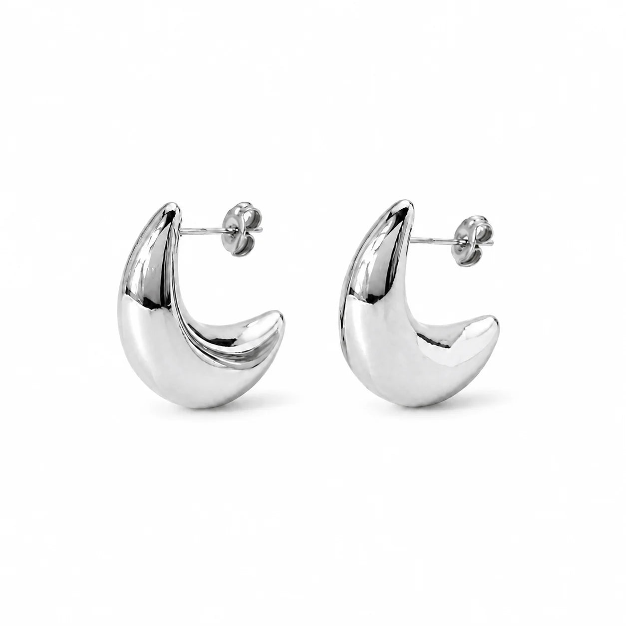 Soléa Silver Earrings - 18 Karat