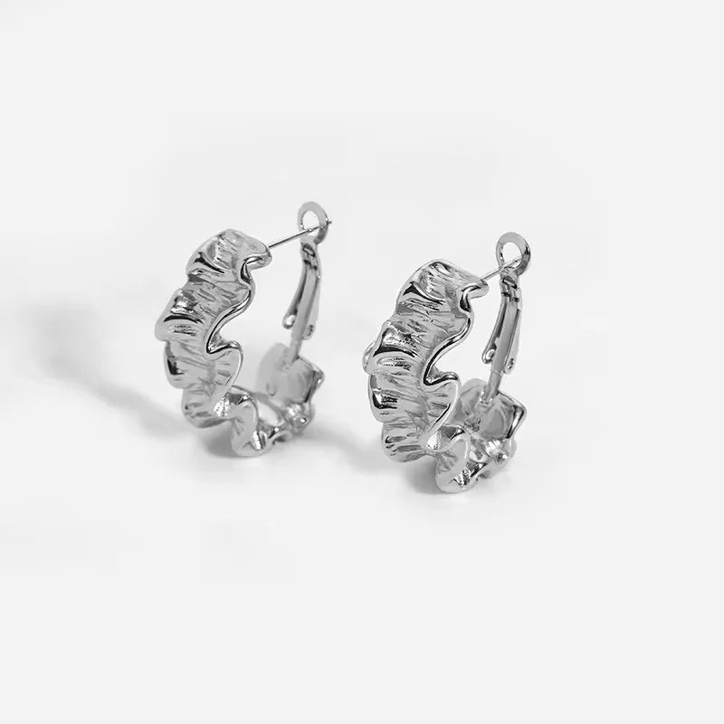 Auralune Silver Earrings