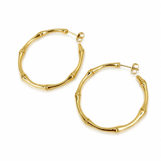Bamboo Loop Earrings