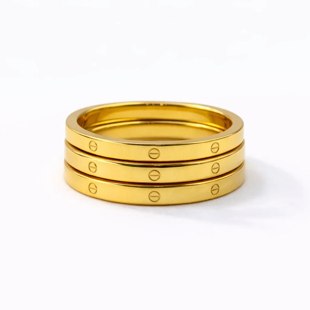 Cartina Trio Ring - 18 Karat