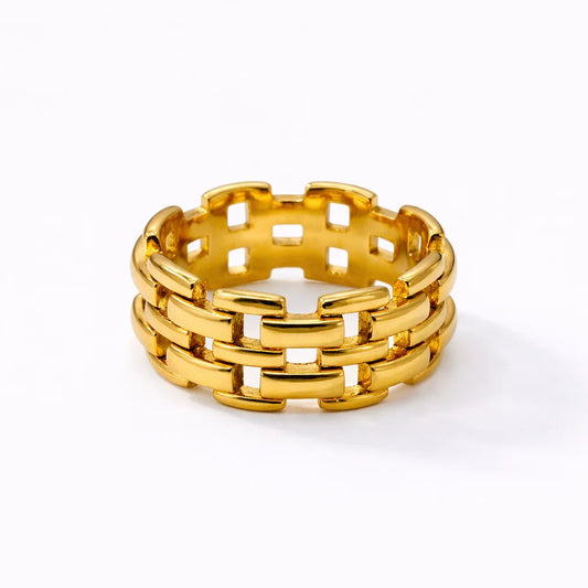 Chain Ring - 18 Karat