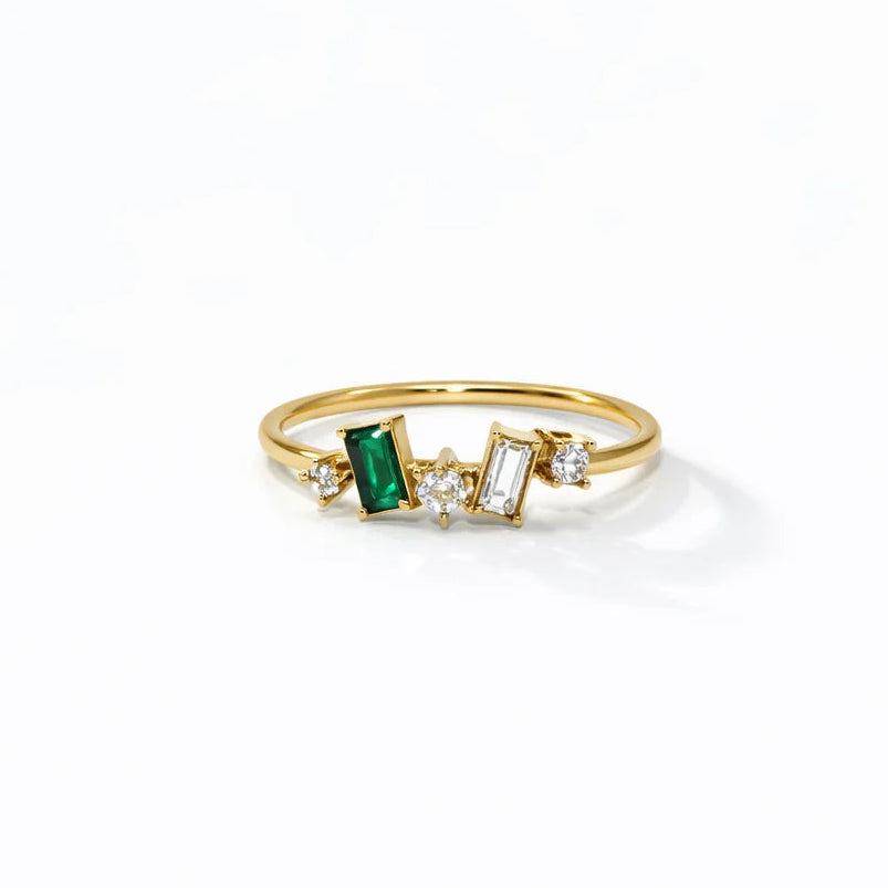 Émeraude Ring - 18 Karat