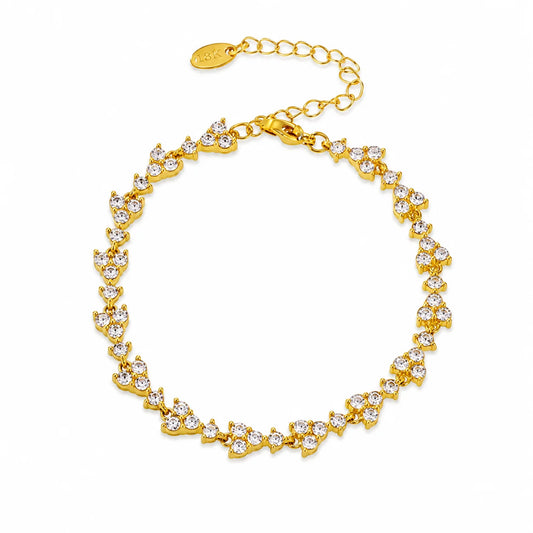 Gold Crystals Bracelet
