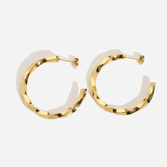 Golden Loop Earrings