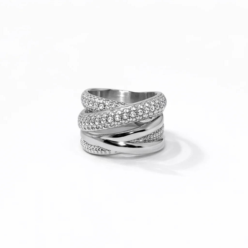 Icon Silver Ring - 18 Karat