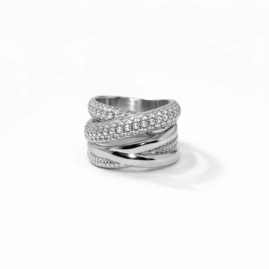 Icon Silver Ring - 18 Karat