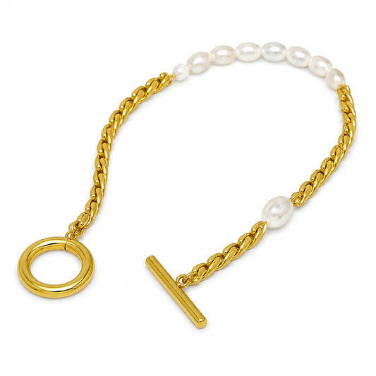 Modern Pearl Bracelet