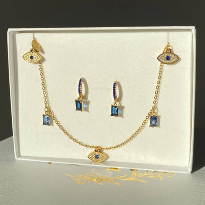 Azure Eye Necklace