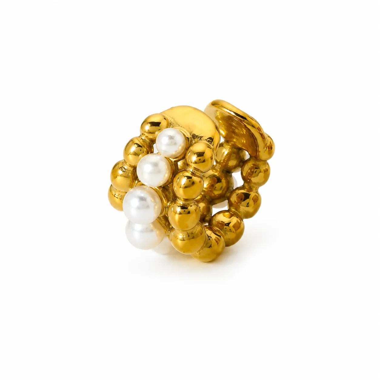 Pearl Cluster Ear Cuff