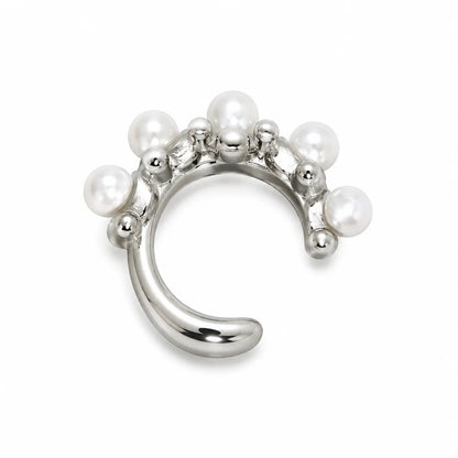 Pearl Crown Ear Cuff