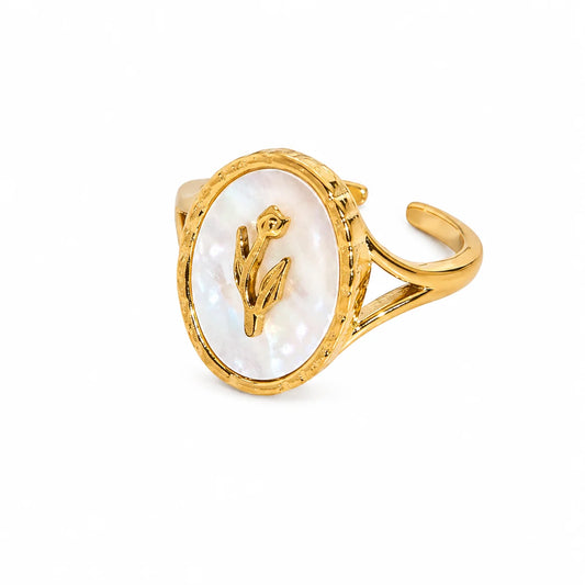 Rose Perlmutt Ring