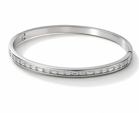 Silver Baguette Bracelet
