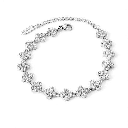 Silver Crystals Bracelet
