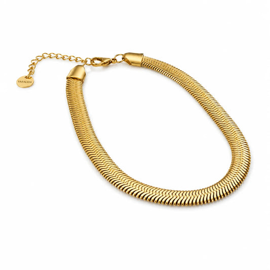 Sleek Chain Gold Bracelet
