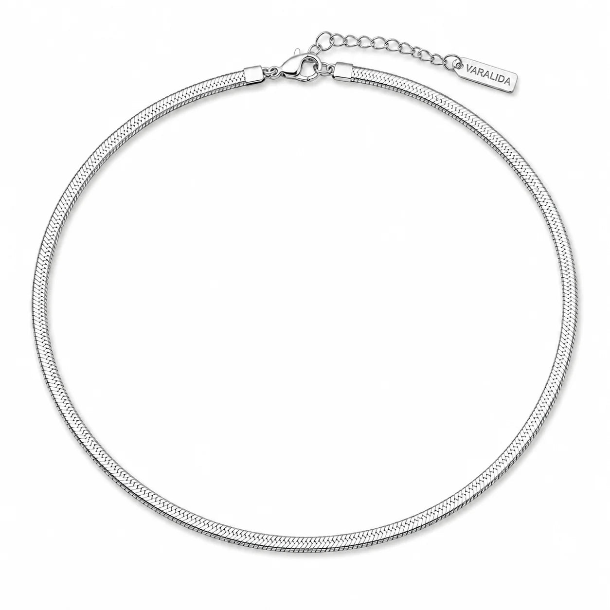 Sleek Chain Silver Necklace