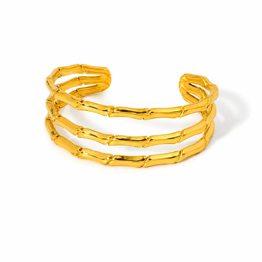 Triple Bamboo Bracelet