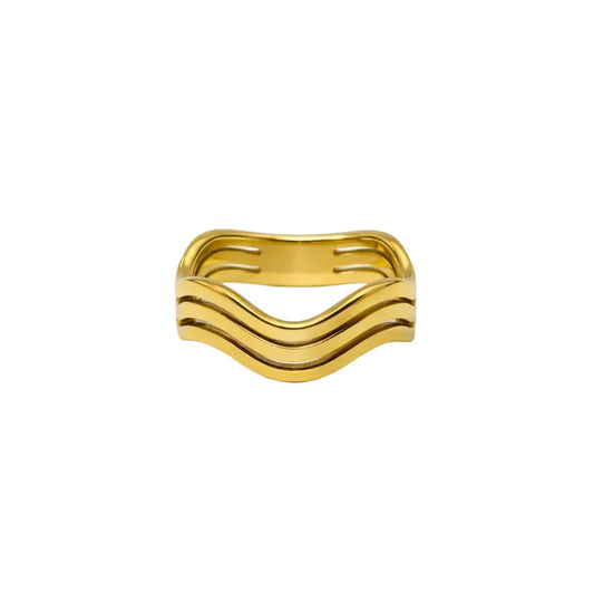 Wavy Ring - 18 Karat
