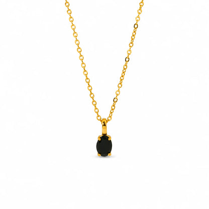 Diana Black Necklace