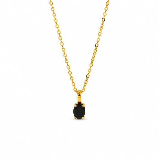 Diana Black Necklace