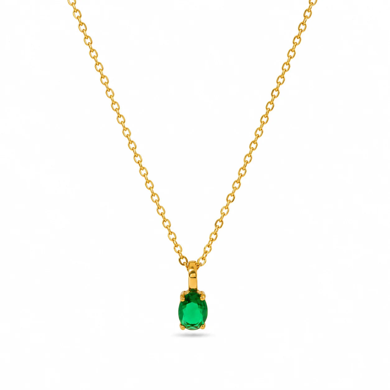 Diana Green Necklace