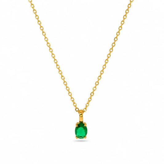 Diana Green Necklace