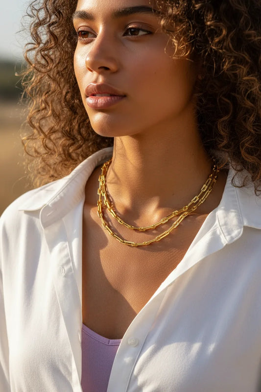 Rosélia Necklace - 18 Karat